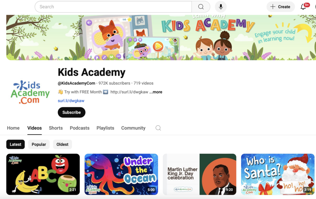 Kids Academy Channel